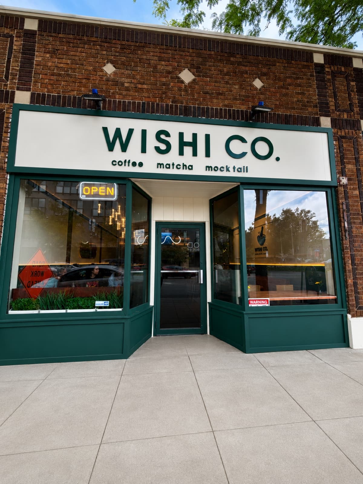 The Wishi Co. storefront on Nicollet Avenue, Minneapolis.